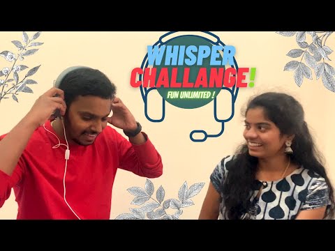 Whisper challenge in Tamil | Fun game with my wife| Couple Challenge game | Dubai Dudes