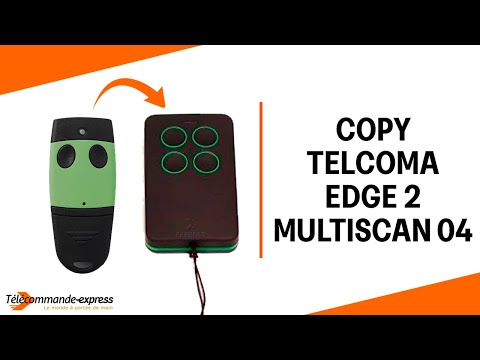 How to Copy a TELCOMA EDGE 2 Remote to a MULTI SCAN 04 Cloning Remote