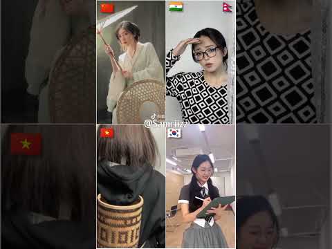 Which one is the best? 💘 #douyin #india #korea #china #vietnam #makeup