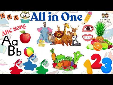 Preschool complete Learning Essentials | ABC, 123, Colors, Phonics, Animals, Body Parts, Fruits More