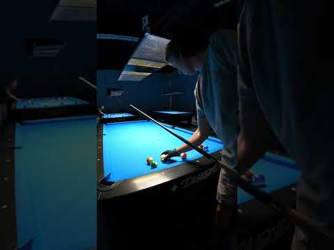 How to make long-rail 🎱ball billiards kick-shots #shorts