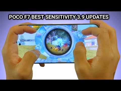 BEST SENSITIVITY POCO F7 90 FPS BGMI TEST 3.9 UPDATES (Handcam)