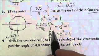 The Unit Circle, Exact Values - Lesson