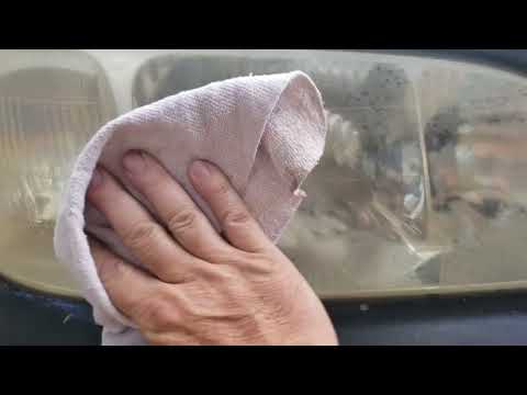 Easiest and best way to clean headlights that are foggy and cloudy.  Easy to do, cheap & works great