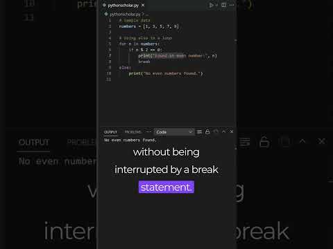 Python ELSE Clause in Loops #coding #programming #python