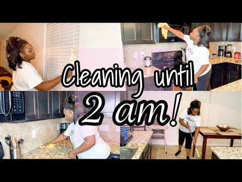 SATISFYING AFTER DARK CLEANING//RELAXING CLEANING MOTIVATION//CLEAN WITH ME AFTER DARK 2020