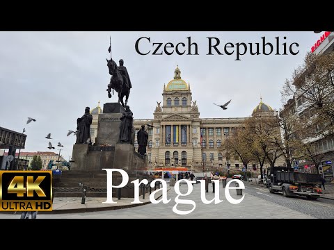 Exploring Prague(Praha), Czech Republic I 4K I Part 1