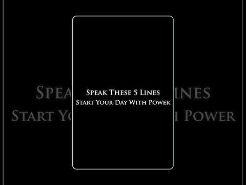 Start Your Day With Power | Speak These 5 Lines #bhagavadgita #youtubeshorts