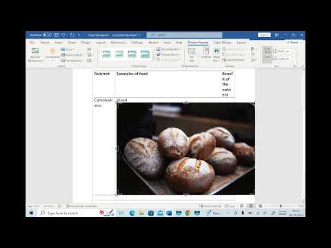 How to create a Microsoft Word document with tables and graphics