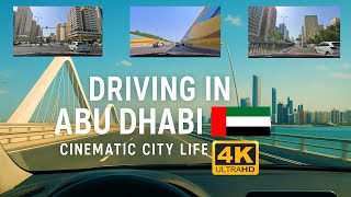 ABU DHABI CITY DRIVING in 4K | Stunning UAE Urban Drive 2025