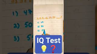IQ Test. #viral #maths #solveitquickly #puzzle #mathstricks #canyouanswer  #ytshorts #shorts