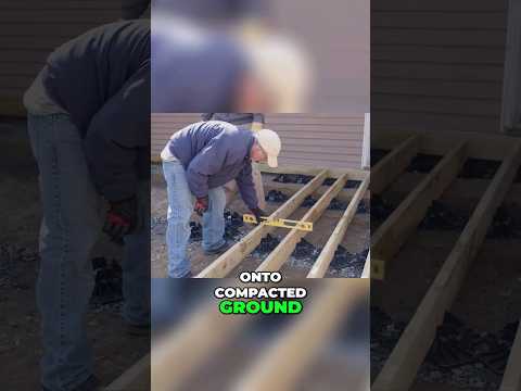Building The First of 5 Ground Decks From Patio To Pool (using TuffBlock)  #diy #deckdesign #tools