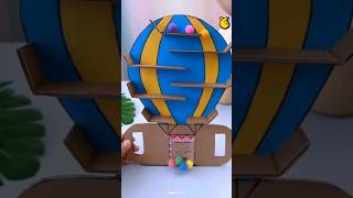 Diy Cardboard game craft activity for kids!🪀kids craft🎉😨#shorts #trending #funny #diy #craft #kids