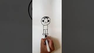 Letter W Creative Drawing #shorts #drawing #draw #letterdrawing #creativedrawing