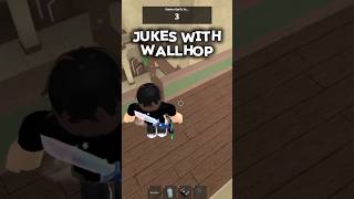 jukes with wallhop #mm2 #mm2wallhop #wallhop #glitches #mm2glitch #teamers #mm2teamers