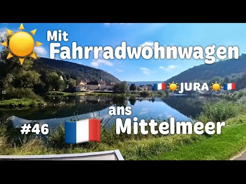 ‼️GENIAL‼️JURA bei TRAUMWETTER‼️😍🇫🇷☀️#46 Open End Radreise SolarBike Outdoor ebike