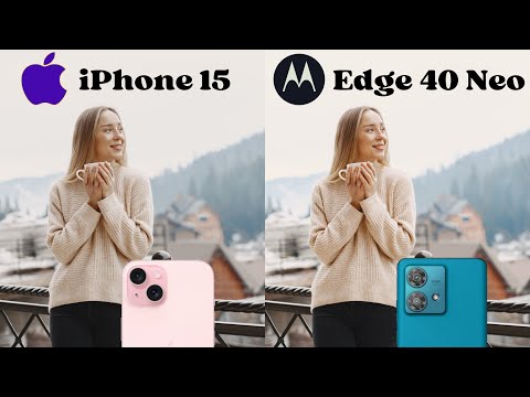iPhone 15 VS Motorola Edge 40 Neo Camera Test Comparison