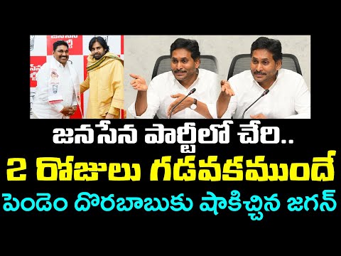 YS Jagan React On Pendem Dorababu Join In Janasena Party : PDTV News