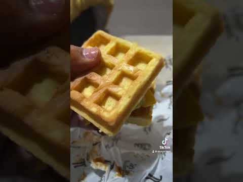 Uncle Waffle Burger from KFC