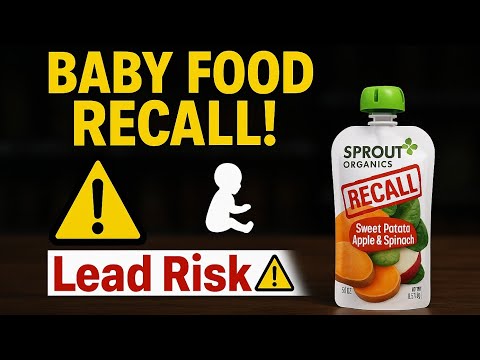 ⚠️ Recall Alert: Sprout Organics Recall: Baby Food Pouches Pulled for Possible Lead Contamination!
