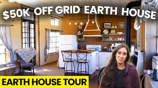 Exquisite $50k OFF GRID EARTH HOUSE made with COMPRESSED EARTH BLOCKS - Ryan Runge Netflix HGTV