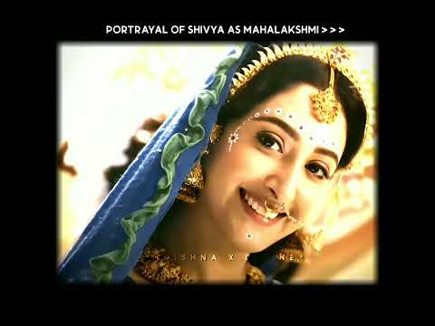 Portrayal of Shivya as Mahalakshmi✨🌺||@Krishna_Divine-7