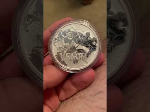 Marvel Silver! Venom coin! #shorts #silver #silverstacking