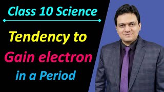 How the tendency to gain electrons will change in a period Class 10 Science Chapter 5