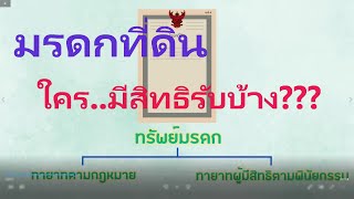 การรับมรดกที่ดิน ใครมีสิทธิบ้าง ทายาทโดยธรรมคือใคร... 👩‍👩‍👧‍👧👨‍👨‍👧🙎‍♀️