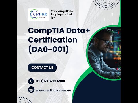 CompTIA Data+ Certification (DA0-001) from CertHub