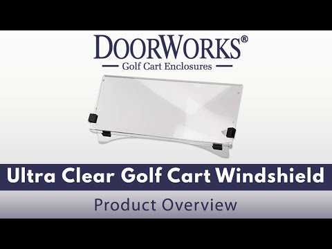 Ultra Clear Golf Cart Windshield & Easy Install | DoorWorks