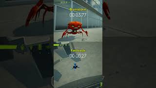 Brainstorm VS Fasttrack Jump Test Ben 10 galvan #shorts #highrpmshorts #ben10 #gameplay