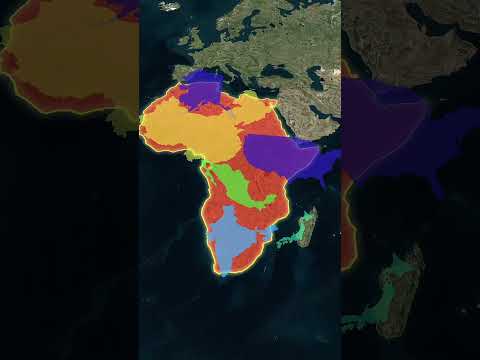 How big is africa #geographyfacts #worldexploration