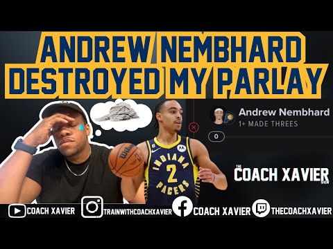 Indiana Pacers Andrew Nembhard Ruined My Parlay - Pistons vs Pacers - February 22, 2024 -