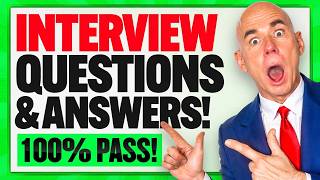 JOB INTERVIEW QUESTIONS & ANSWERS! (10 QUESTIONS TO PASS YOUR INTERVIEW!)