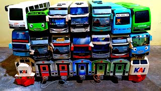 Miniature locomotive train carriage cc201 cc206 cargo carriage Sinar Jaya bus efficiency fast bus