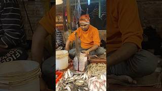 🔥😱 Incredible Expensive Super River Fresh Katla Cutting Skills || How To Cut Katla Fish #shorts