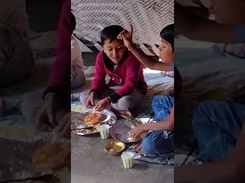 gao me Kanya poojan🥰#haryanvivideos #gaamilifestyle