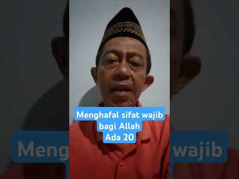 Sifat wajib bagi Allah #short#