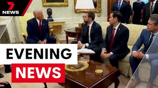 Trade war looming, Emergency economic talks, Major strike as doctors walk off the job | 7NEWS