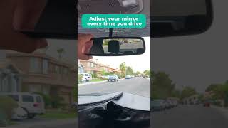 Mirror tips 😎 #drivingtips #learntodrive #drivinglesson #cartips #car #driving