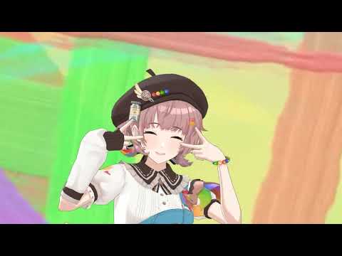 【4K】夢模様キャンバス　郁田はるき　ペイントイットサロペット【シャニソンMV】