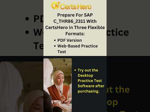 Unlock Your Career Potential with SAP C_THR86_2311 Certification | Exam Preparation  #certification