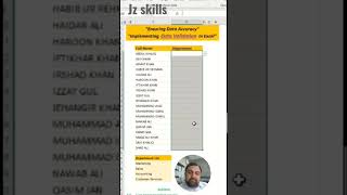 #Excel Data Validation: Ensuring Accuracy and Consistency in Your Spreadsheets | jz skills channel