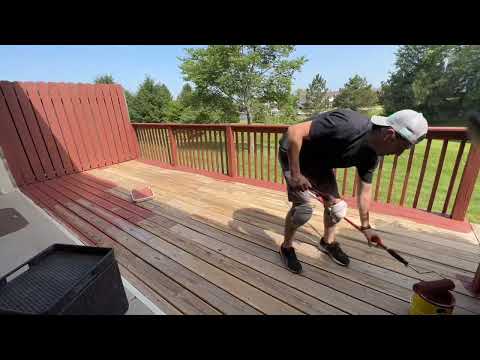Deck Restoration - Time Lapse