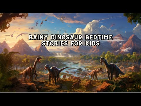 Cozy Dinosaur Slumber: Rainy Night Bedtime Story | Relaxing Adventure with Dinosaurs 🦖 | Sleep Story