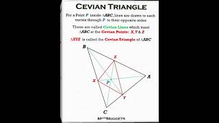 11. Incentral Triangle: #maths #mathematics #geometry #geometrymath #math