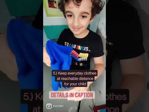 #shorts 5 tips for organizing your child's wardrobe