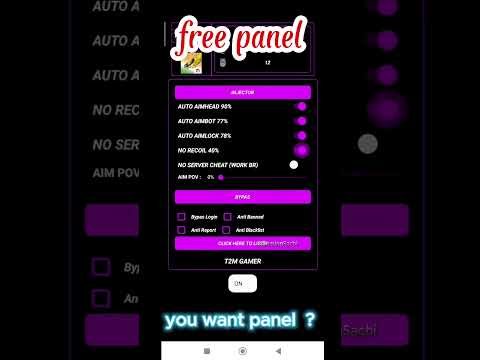 Free Fire headshot file  🔥 |  free panel  🥵