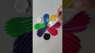 simple Rangoli, satisfying rangoli, Easy rangsatisfying #asmroli, Tricks and tips,ASMR#rangol